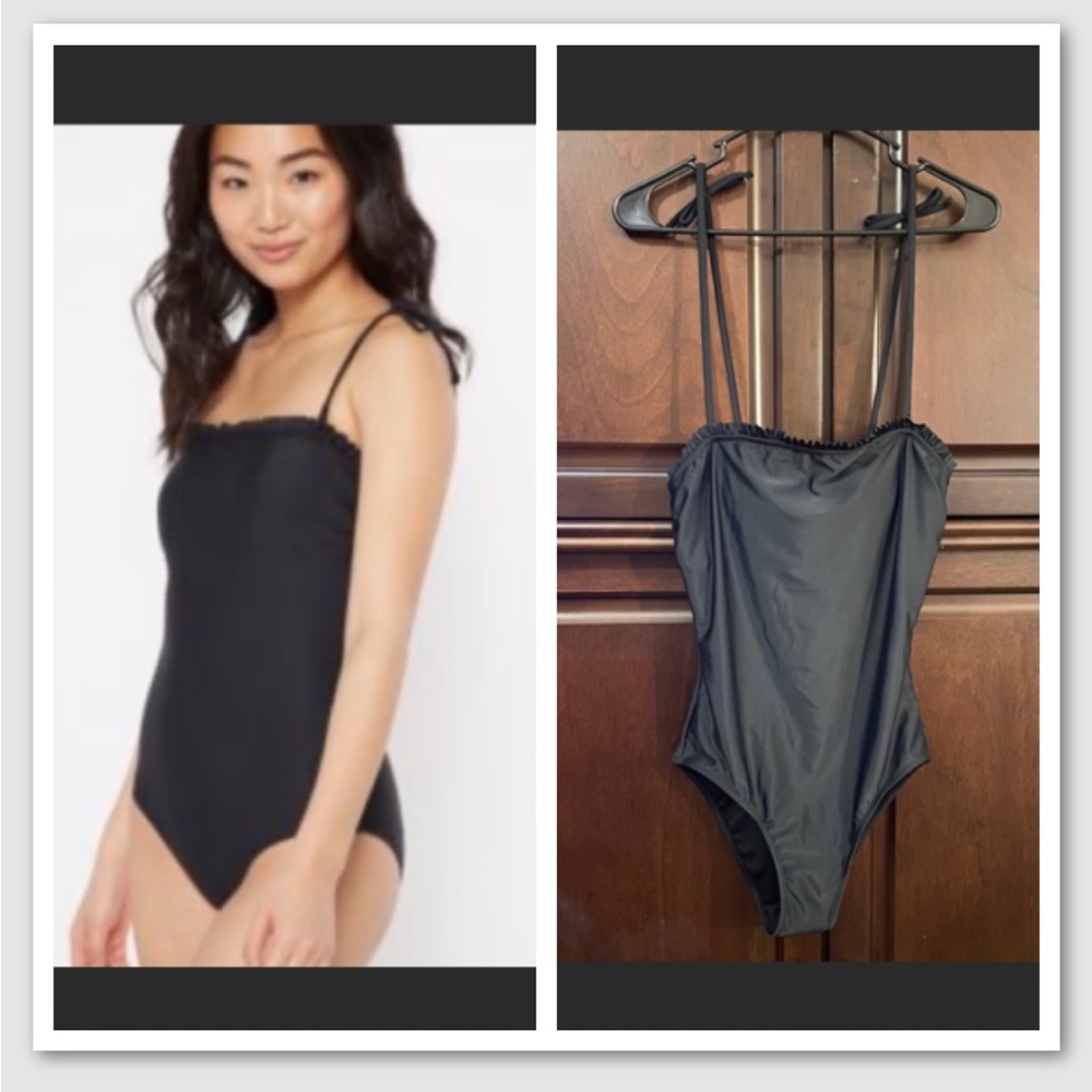 Rue21 Black 1-pc bathing swimming suit Size Medium